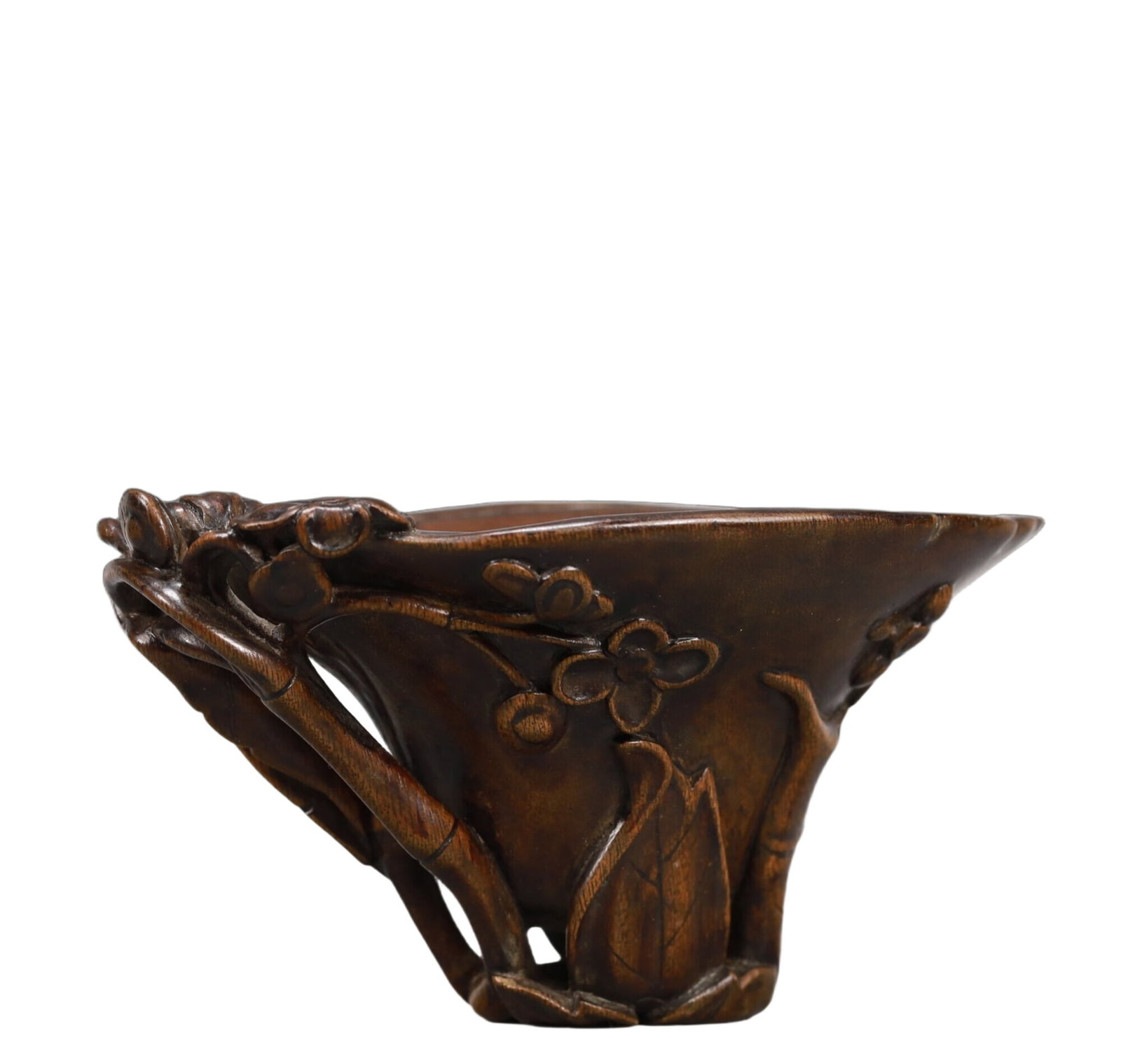A Brilliant Eaglewood 'Flower' Cup - 4