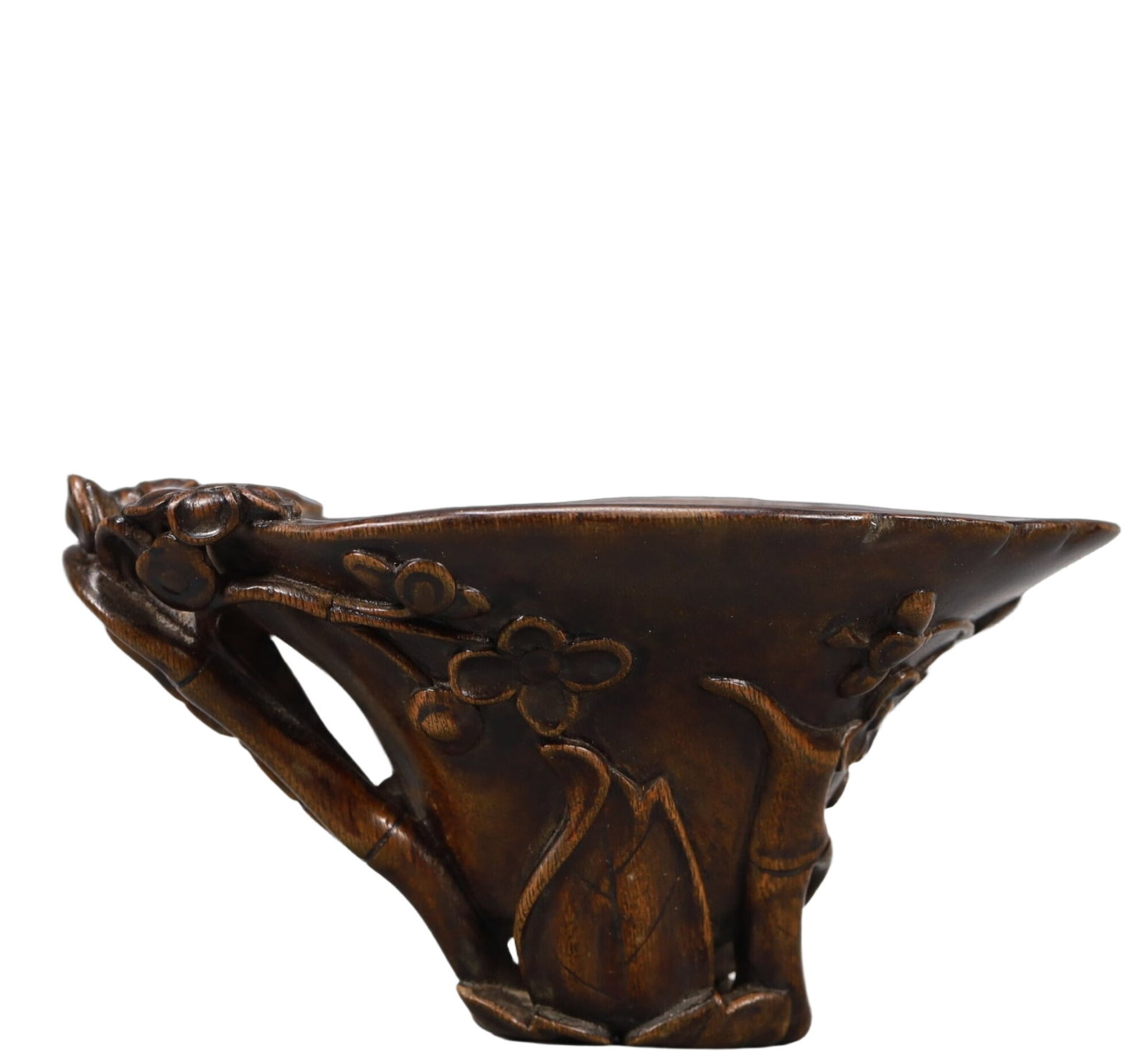 A Brilliant Eaglewood 'Flower' Cup - 5