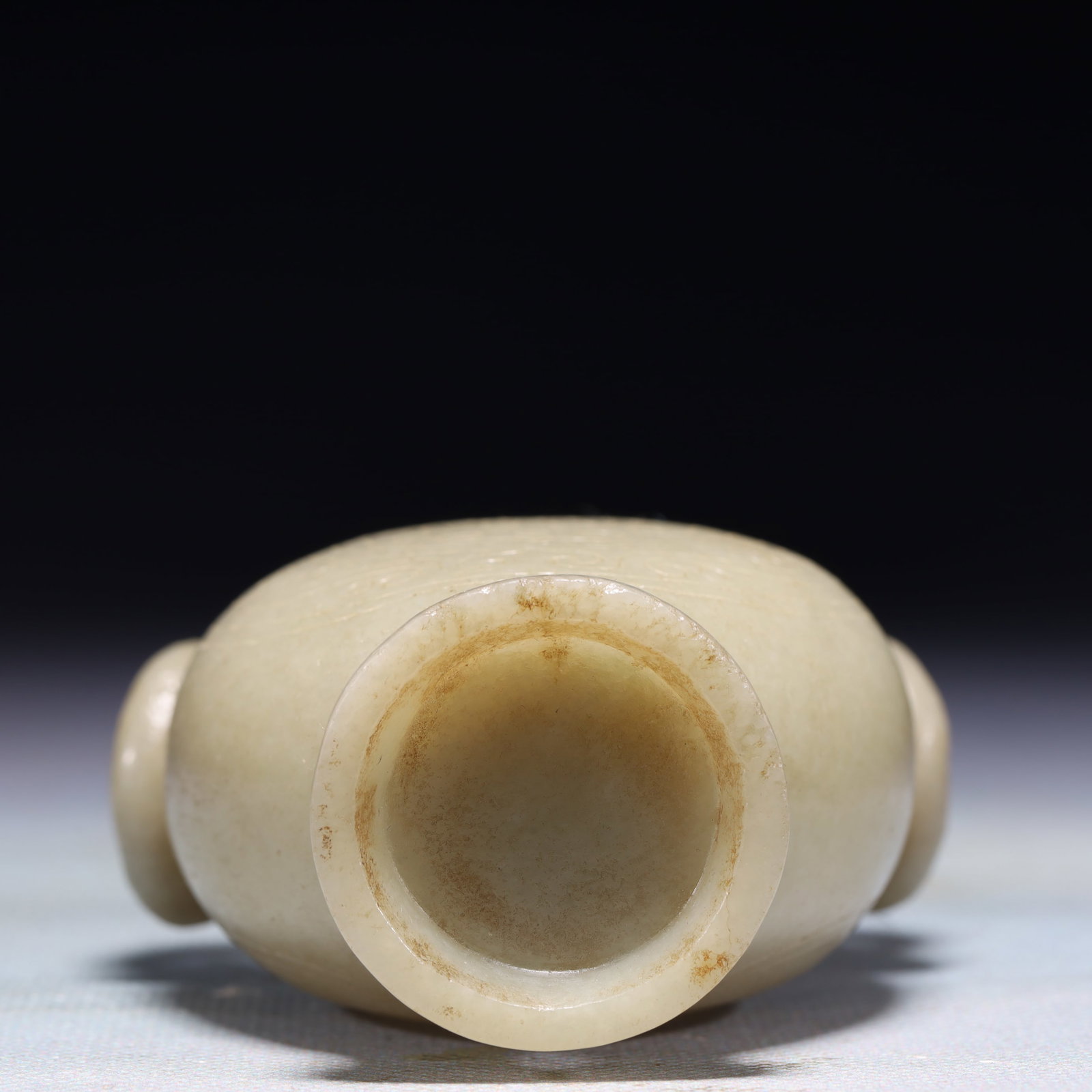 An Exquisite White Jade Double-Ears Vase - 9