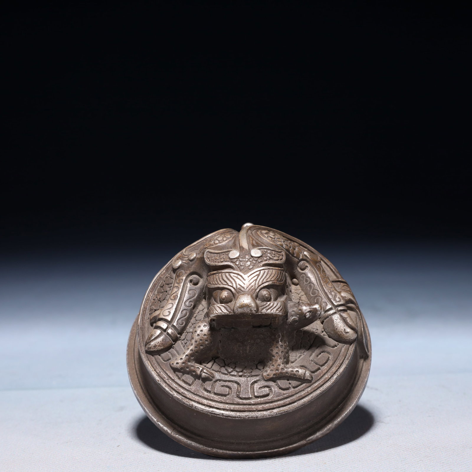 An Exquisite Silver-plated Bronze Phoenix Teapot - 11