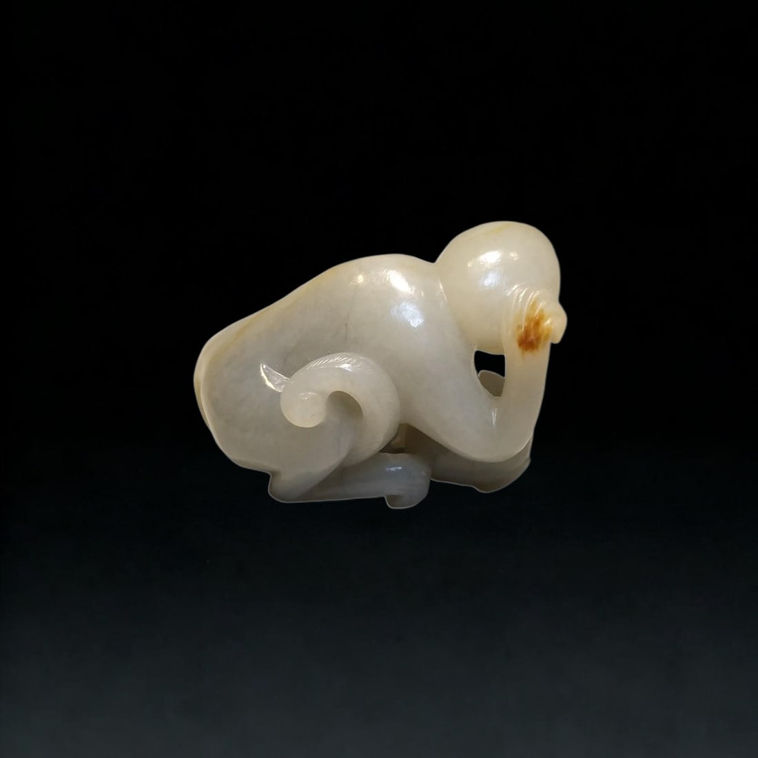 A Exquisite Hotan Jade Monkey - 6