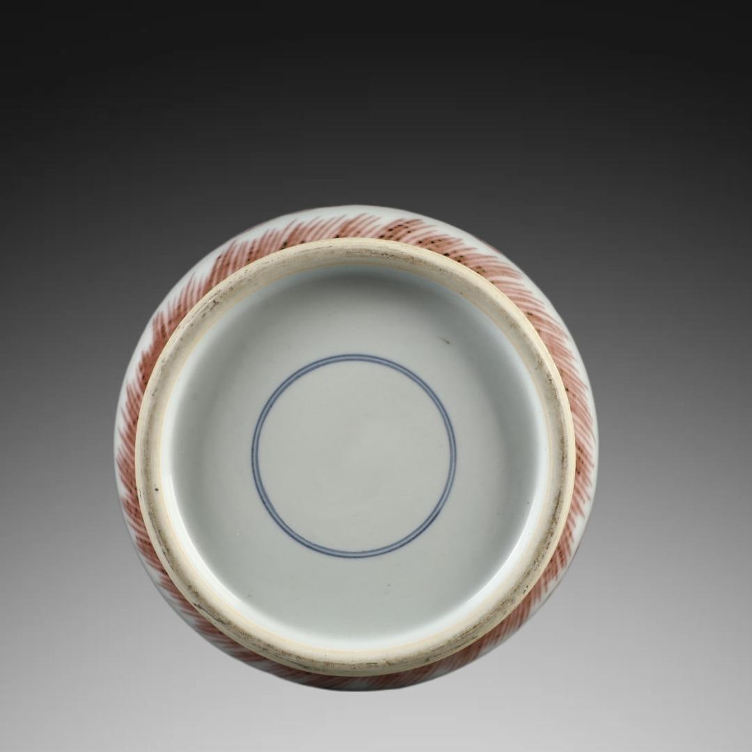 A Exquisite Underglaze-Red Dragon Pattern Vase - 9