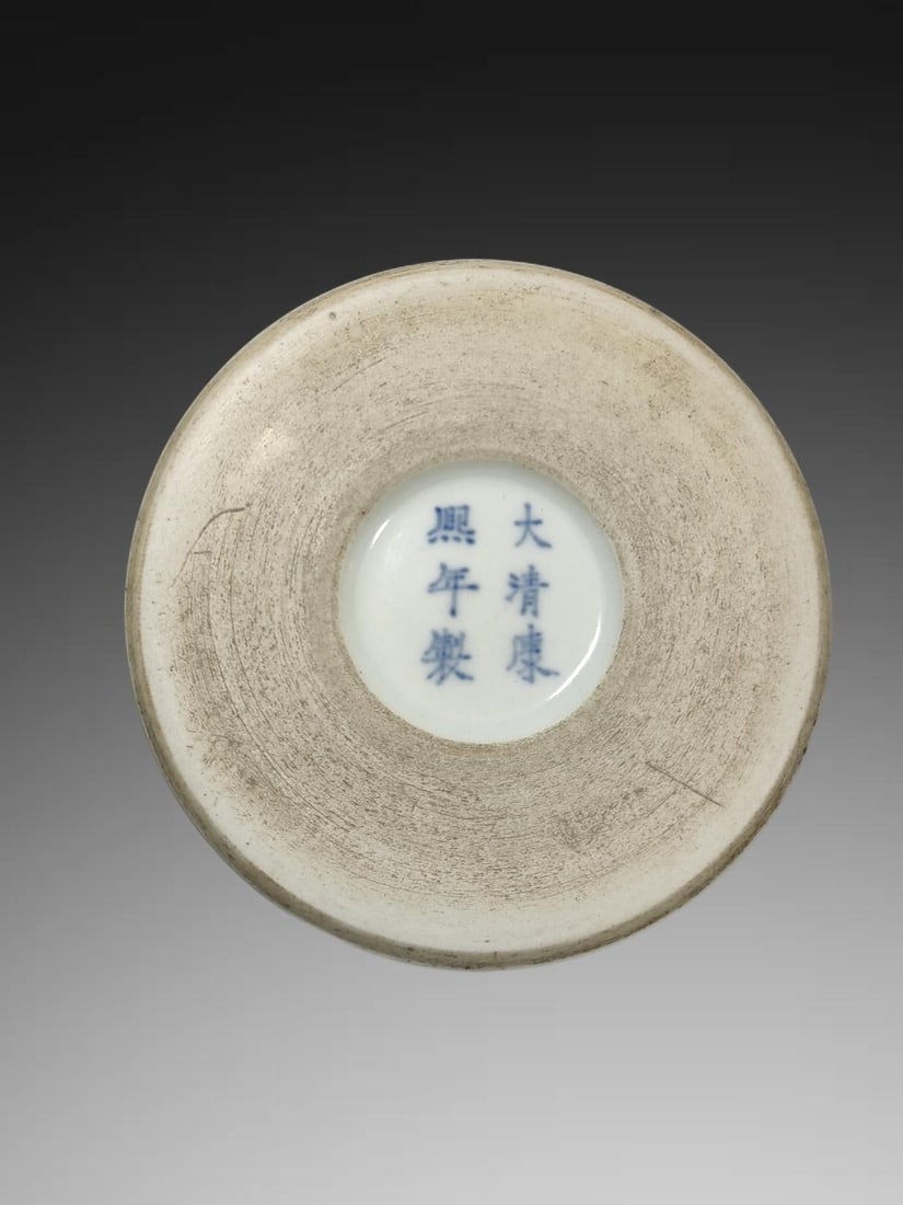A Exquisite Doucai Figures Pattern Brush Pot - 7
