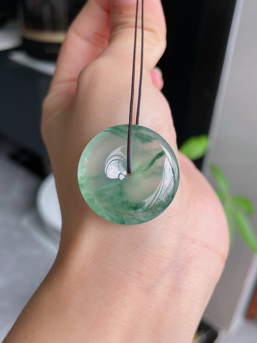 A Exquisite Jadeite Pendant - 4
