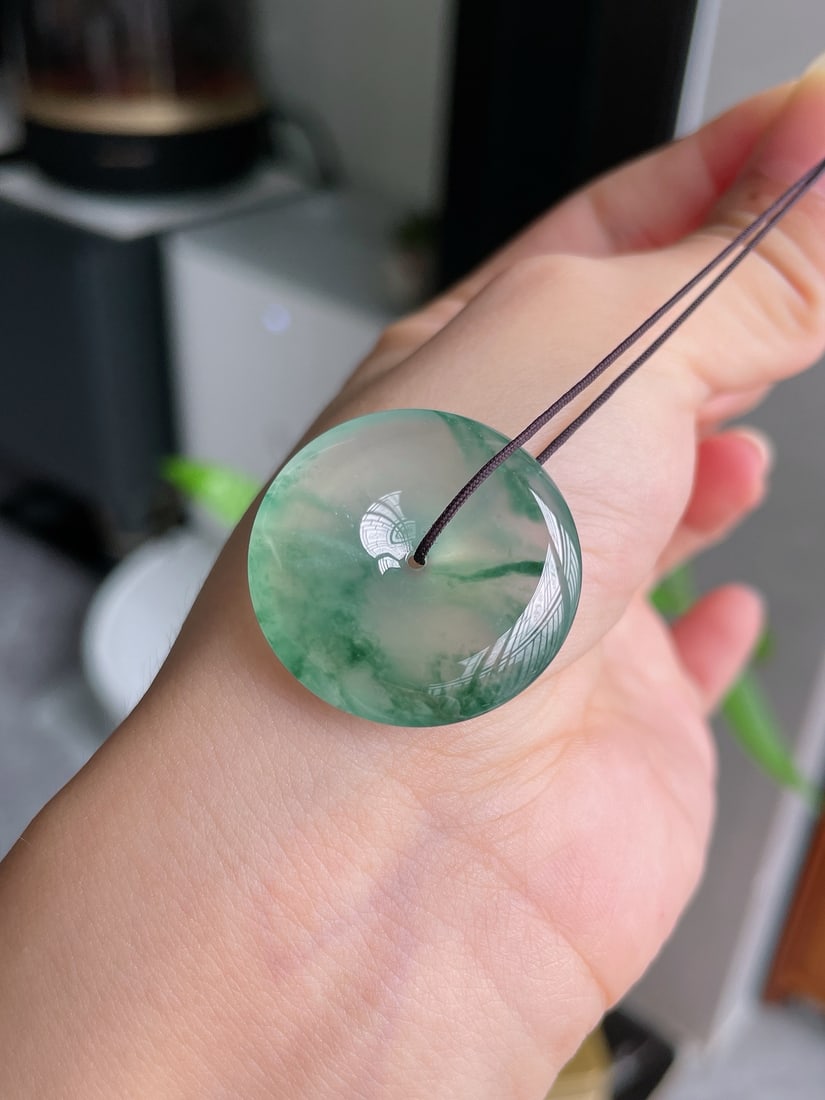 A Exquisite Jadeite Pendant - 5