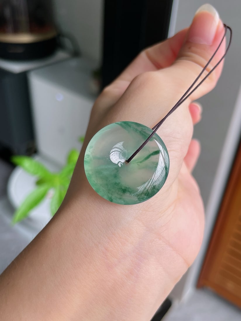 A Exquisite Jadeite Pendant - 6