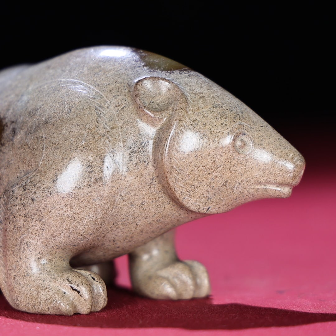 A Exquisite Hotan Jade Bear - 5