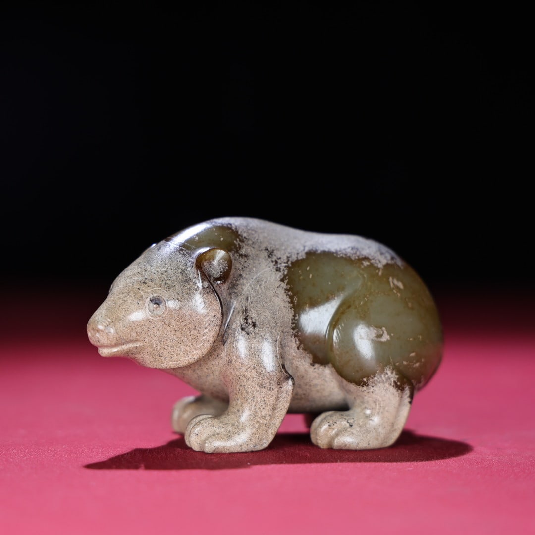 A Exquisite Hotan Jade Bear - 6