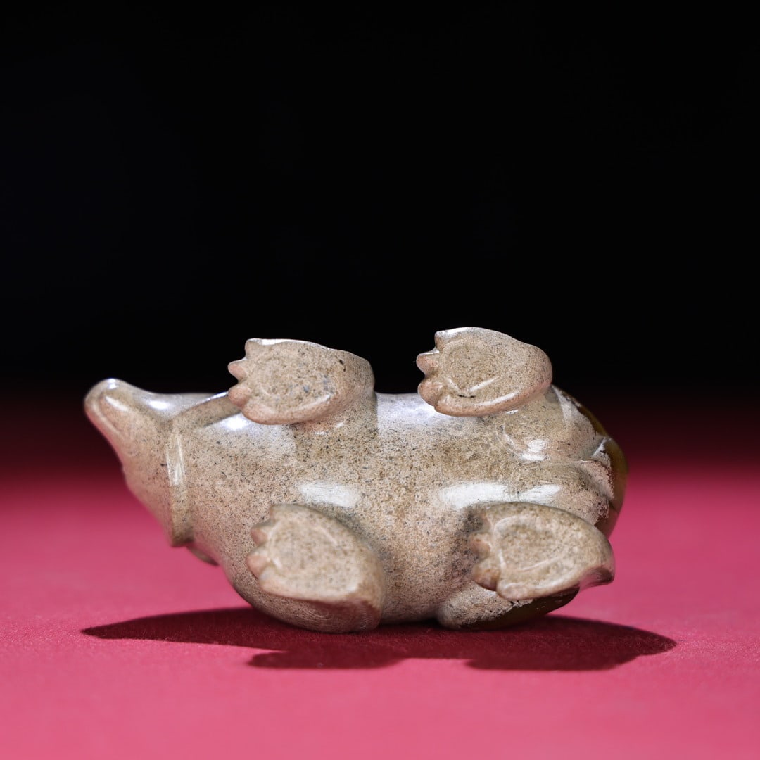 A Exquisite Hotan Jade Bear - 8