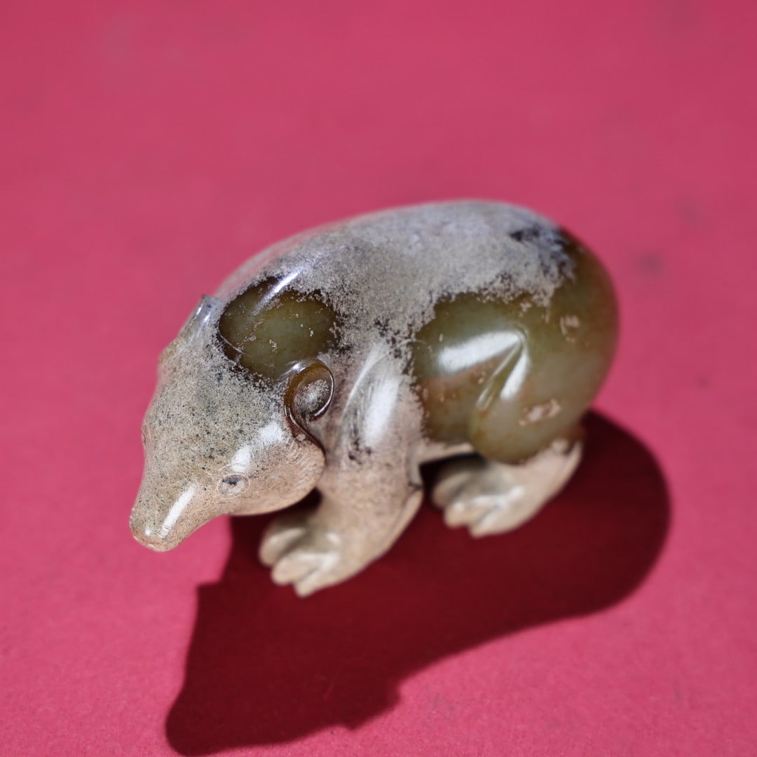 A Exquisite Hotan Jade Bear - 9