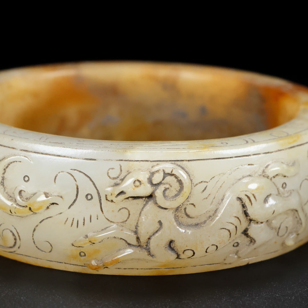 A Exquisite Hotan Jade Bracelets - 6
