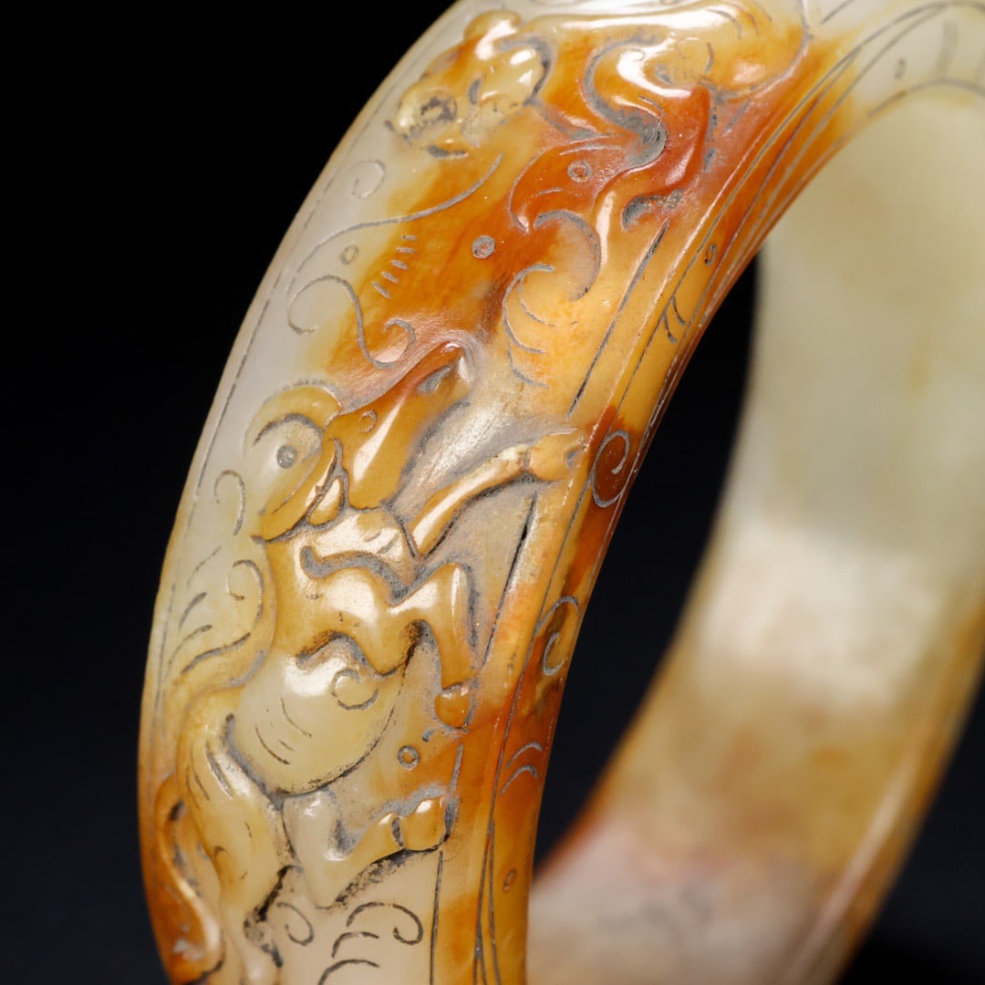 A Exquisite Hotan Jade Bracelets - 7
