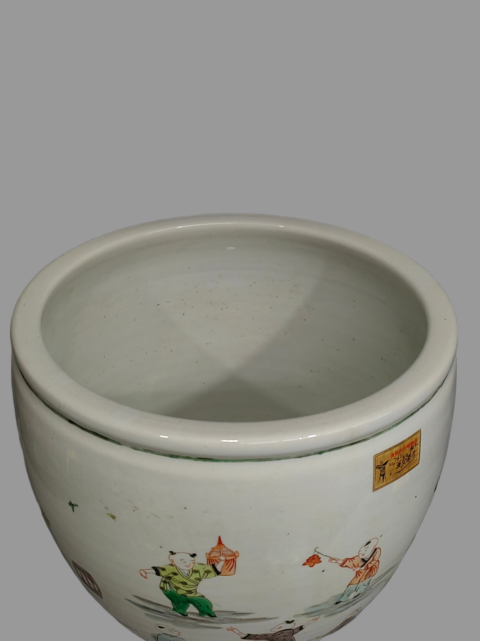 A Exquisite Doucai Figures Pattern Vat - 7