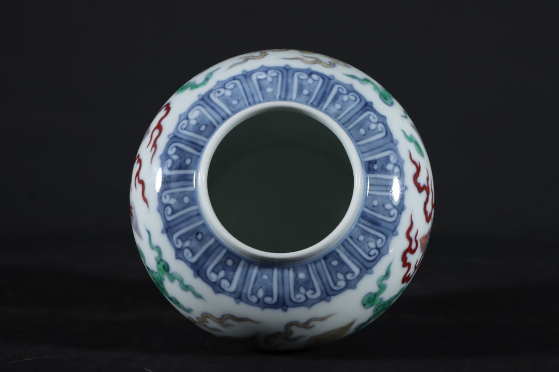 An Exquisite Doucai Auspicious Beast Pattern Jar - 8