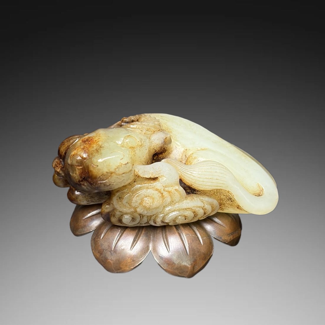 A Exquisite Red Glazed Painted Gold Lotus Pattern Double-Ears Vase: A Exquisite Red Glazed Painted Gold Lotus Pattern Double-Ears Vase,Qing Dynasty, China,Qianlong Six-character Mark,Size:14inx7.7in 红釉描金缠枝莲纹Ö