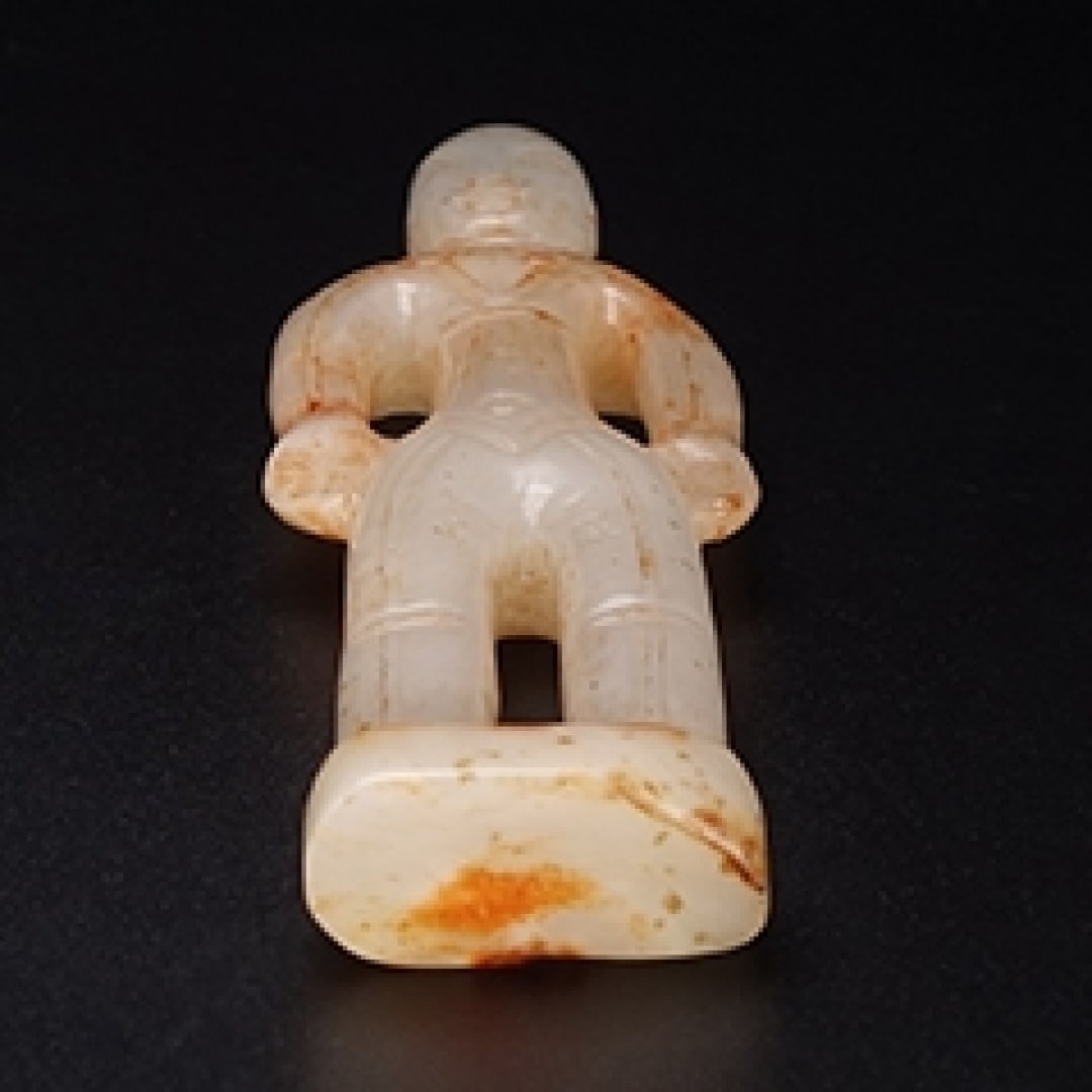 An Exquisite Hotan Jade Figures Handheld Carving - 9
