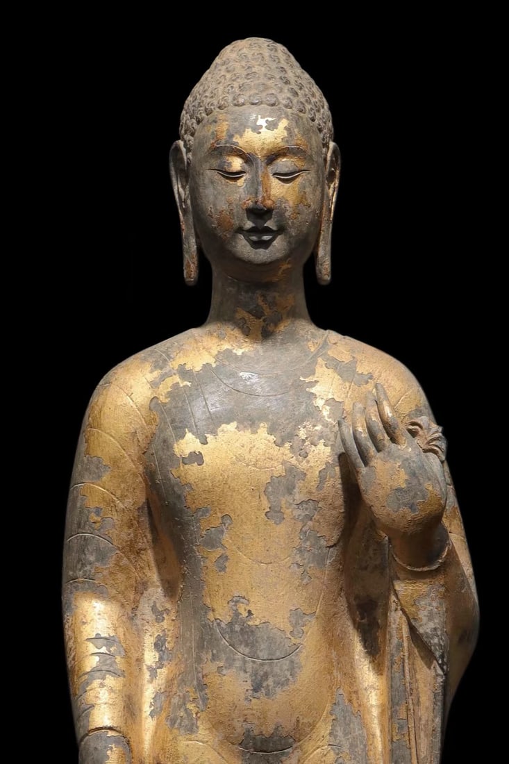 An Exquisite Limestone Buddha Statue - 4