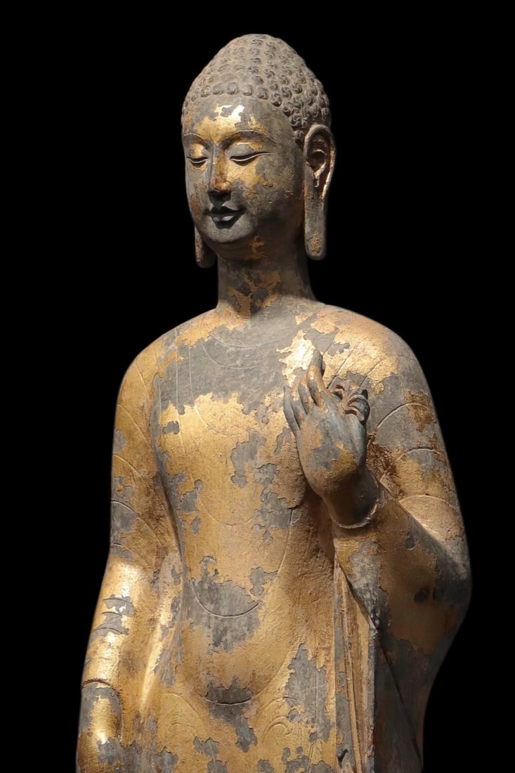 An Exquisite Limestone Buddha Statue - 6