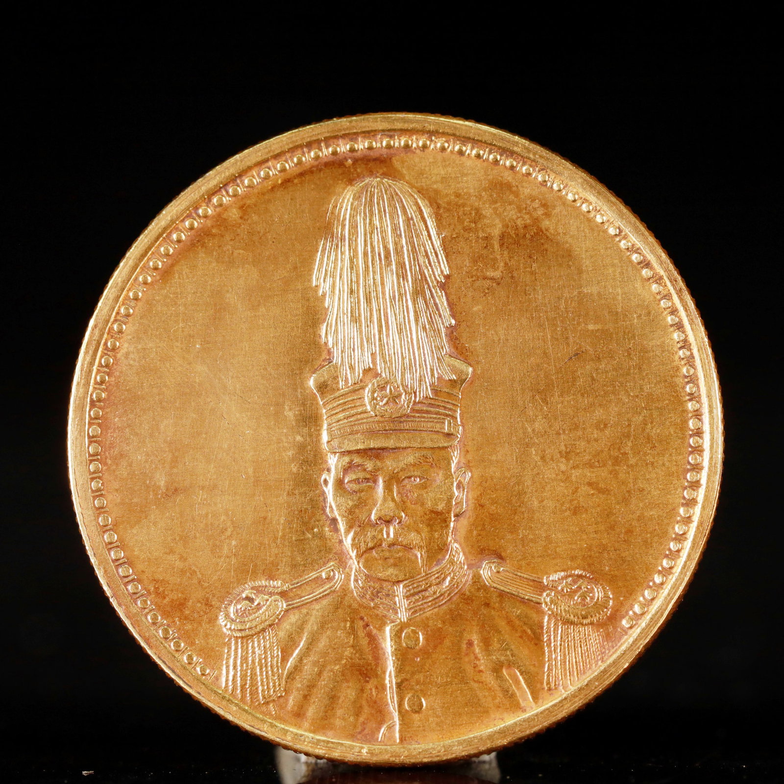 An Exquisite Sterling silver-Gilt Coin