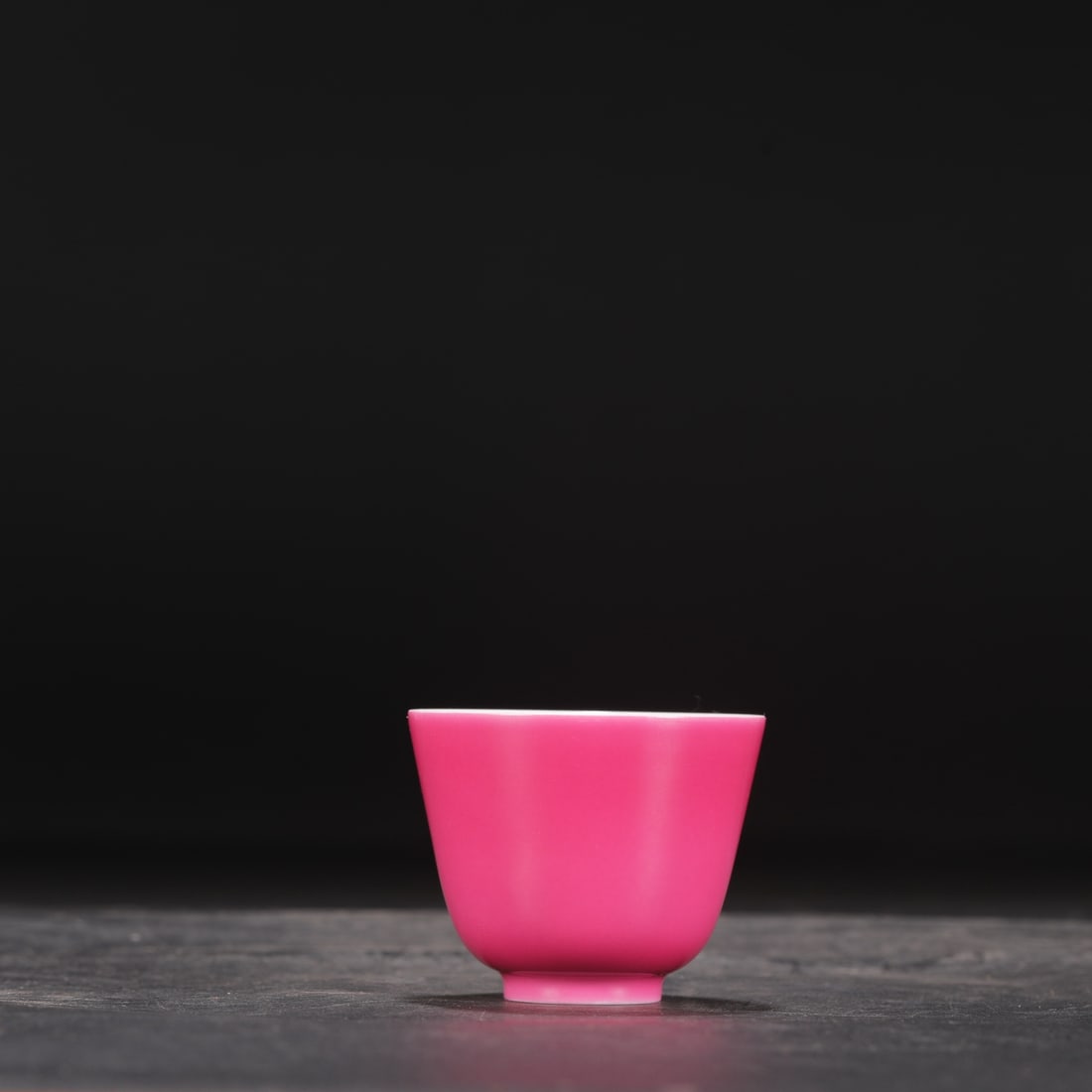 An Exquisite Ruby Red-Glazed Cup - 2