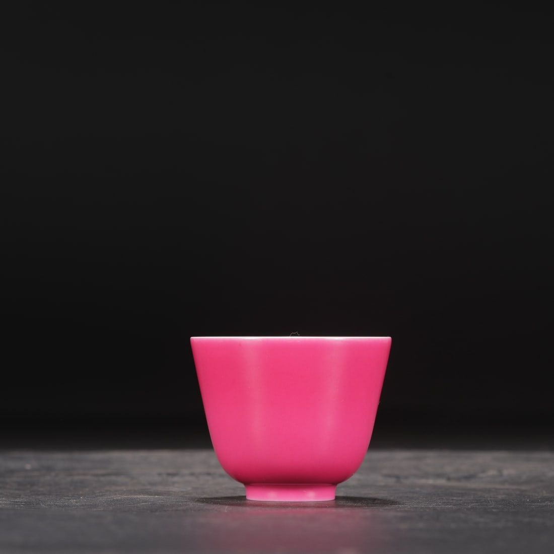An Exquisite Ruby Red-Glazed Cup - 5