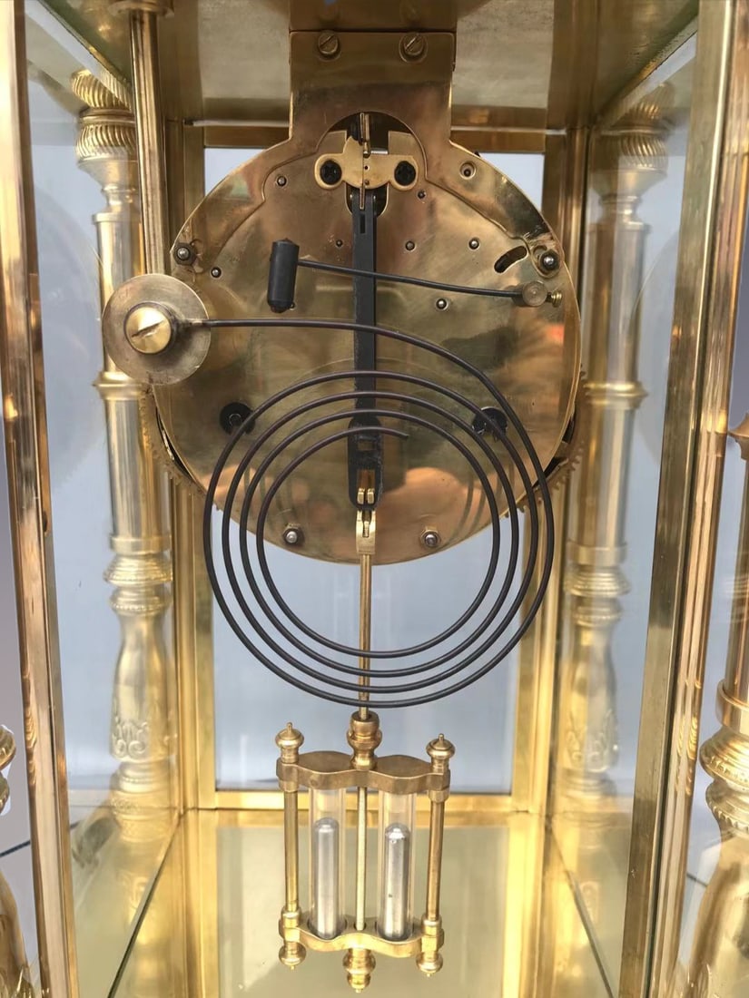 An Exquisite Gilt Bronze Clock - 7