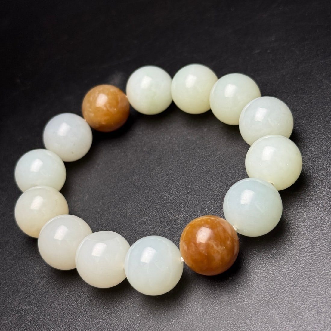 An Exquisite White Jade Bracelets - 7