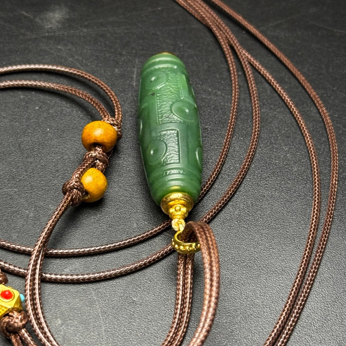 An Exquisite Jasper Dzi Bead - 6