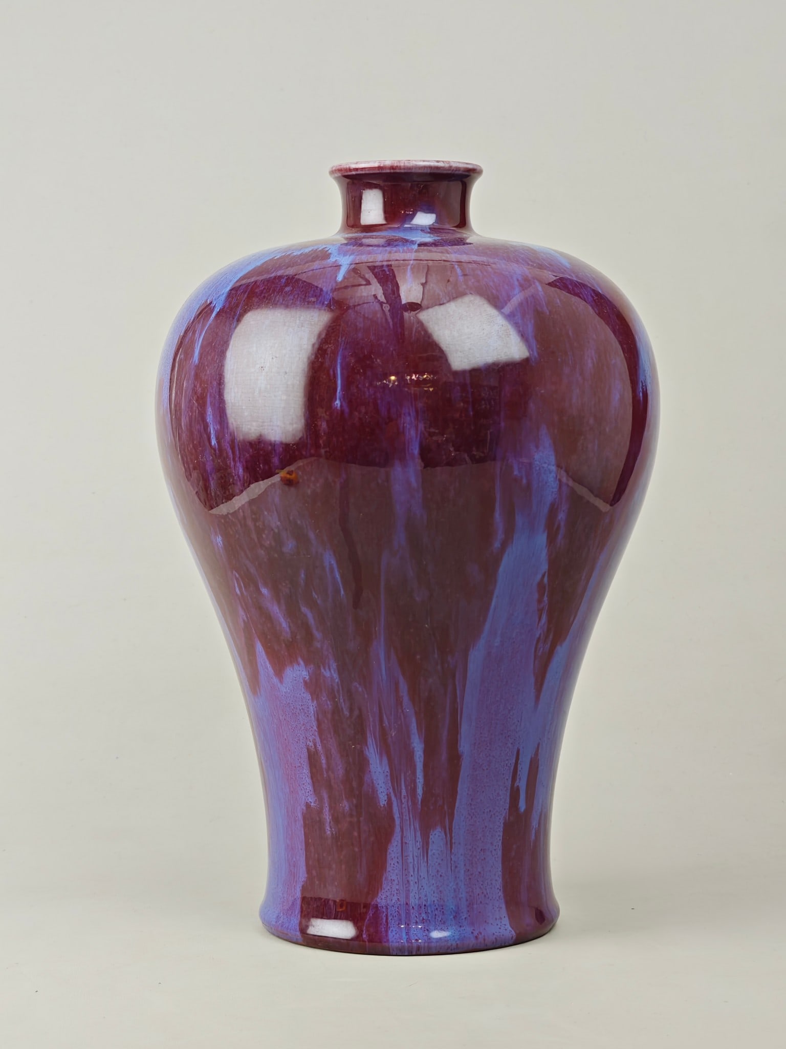 Flambe Glazed Vase - 2