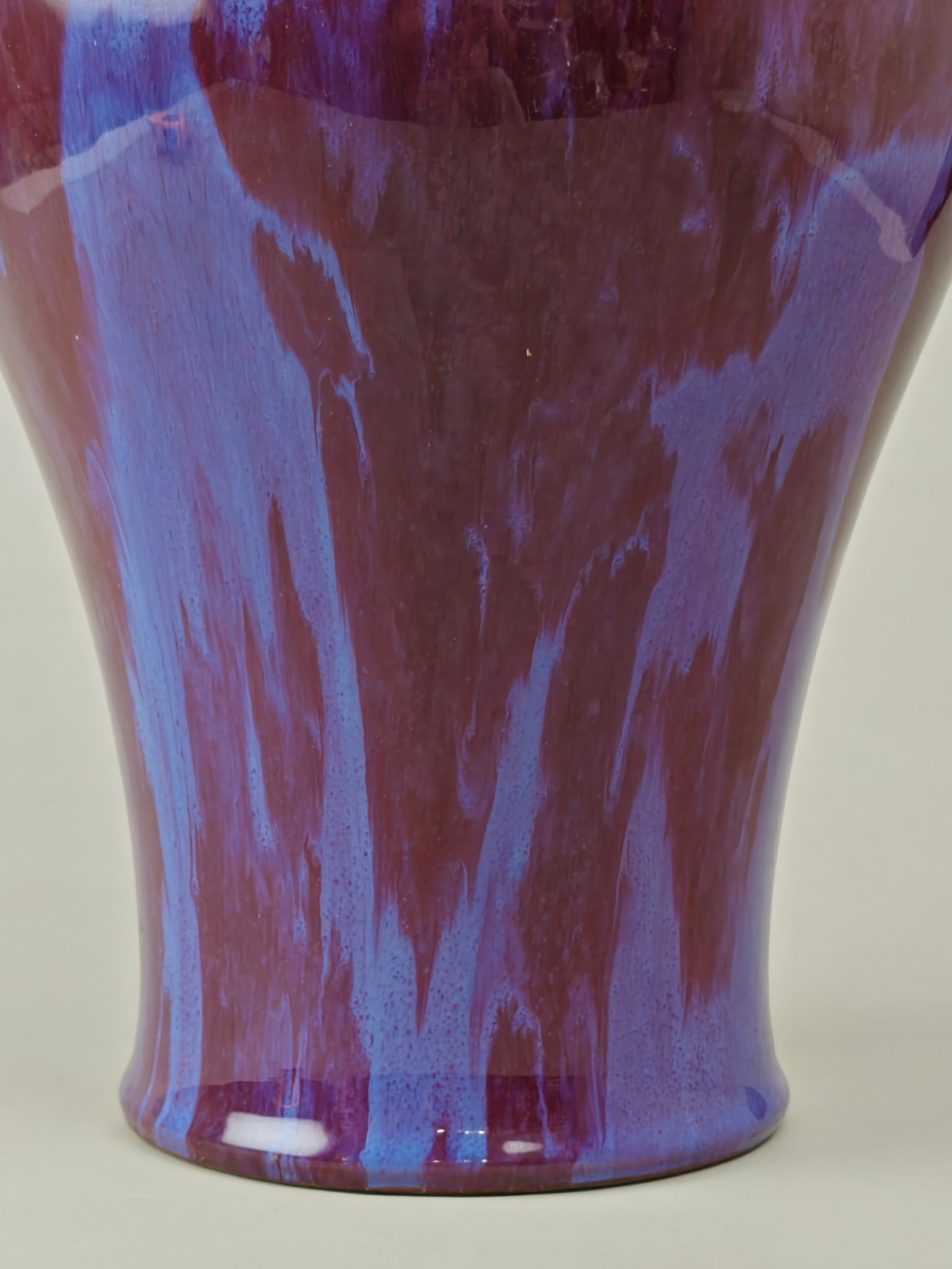 Flambe Glazed Vase - 6