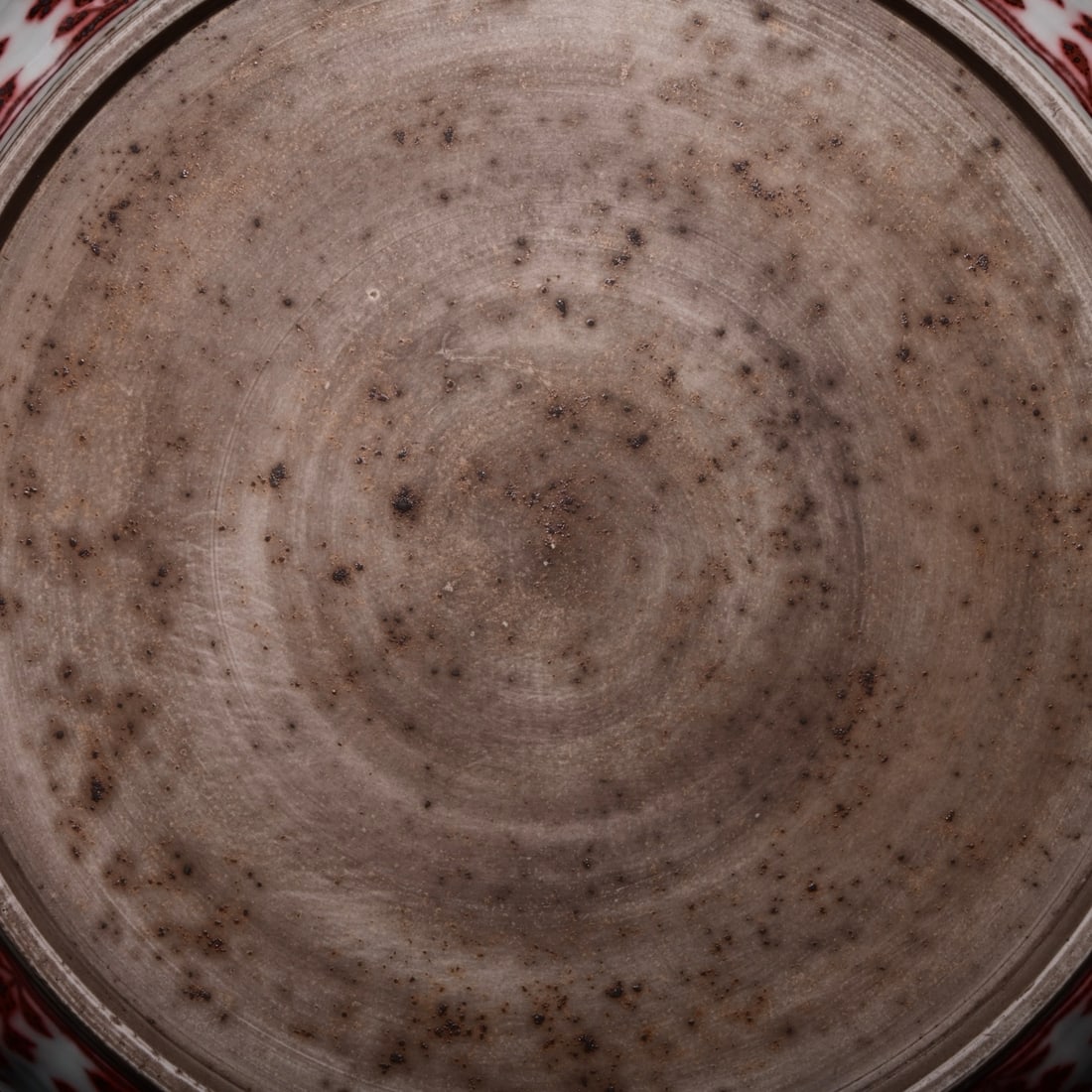 An Exquisite Underglaze-Red Kylin Pattern Flower Pattern Plate, - 9