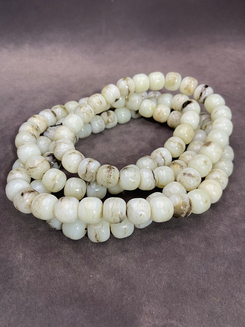 An Exquisite White Jade Bracelets - 4