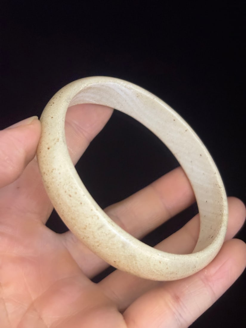 An Exquisite White Jade Bracelets - 3