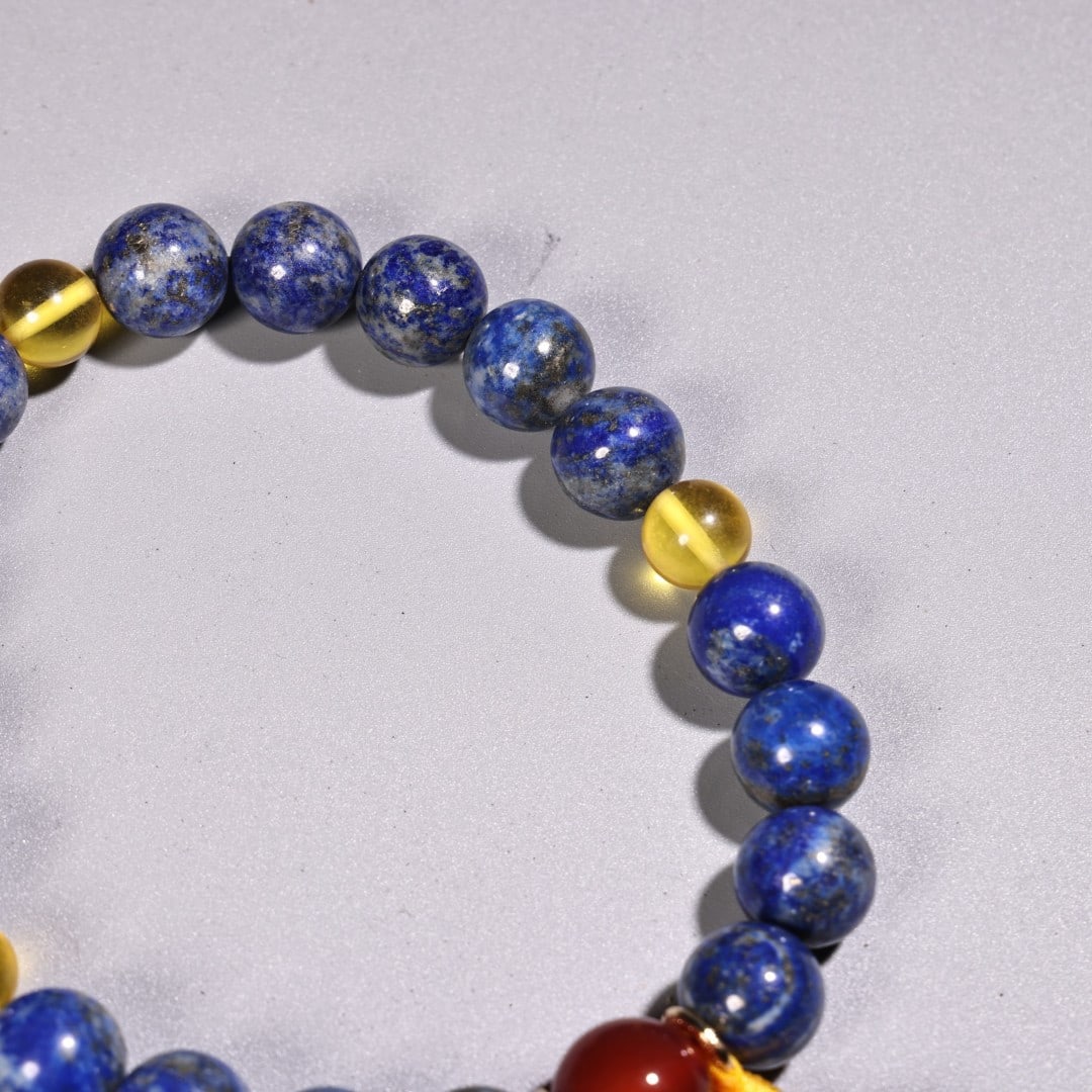 An Exquisite Lapis Lazuli Bracelets - 11