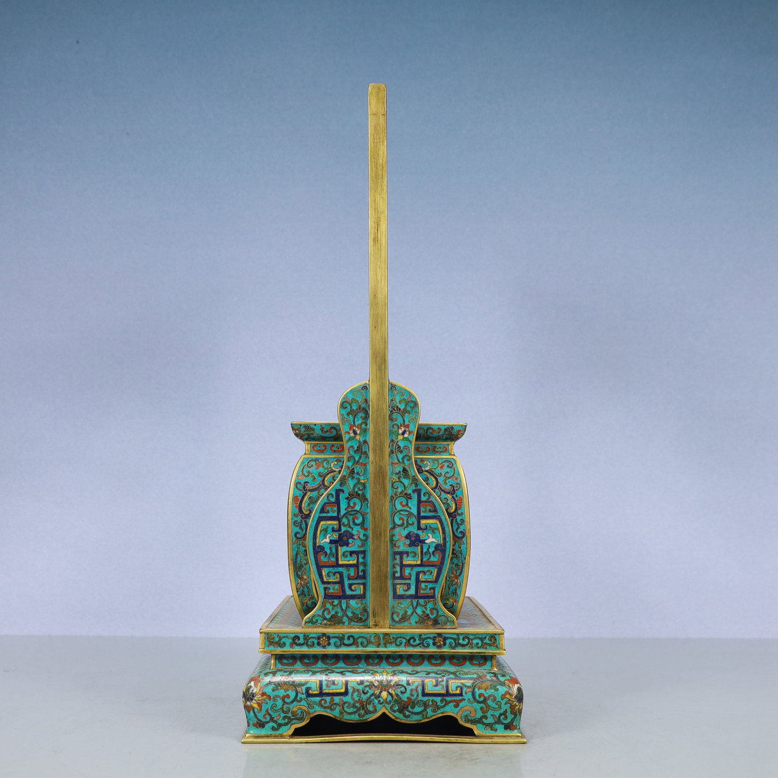 A Exquisite Cloisonne Lotus Pattern Dragon Pattern Ornament - 7