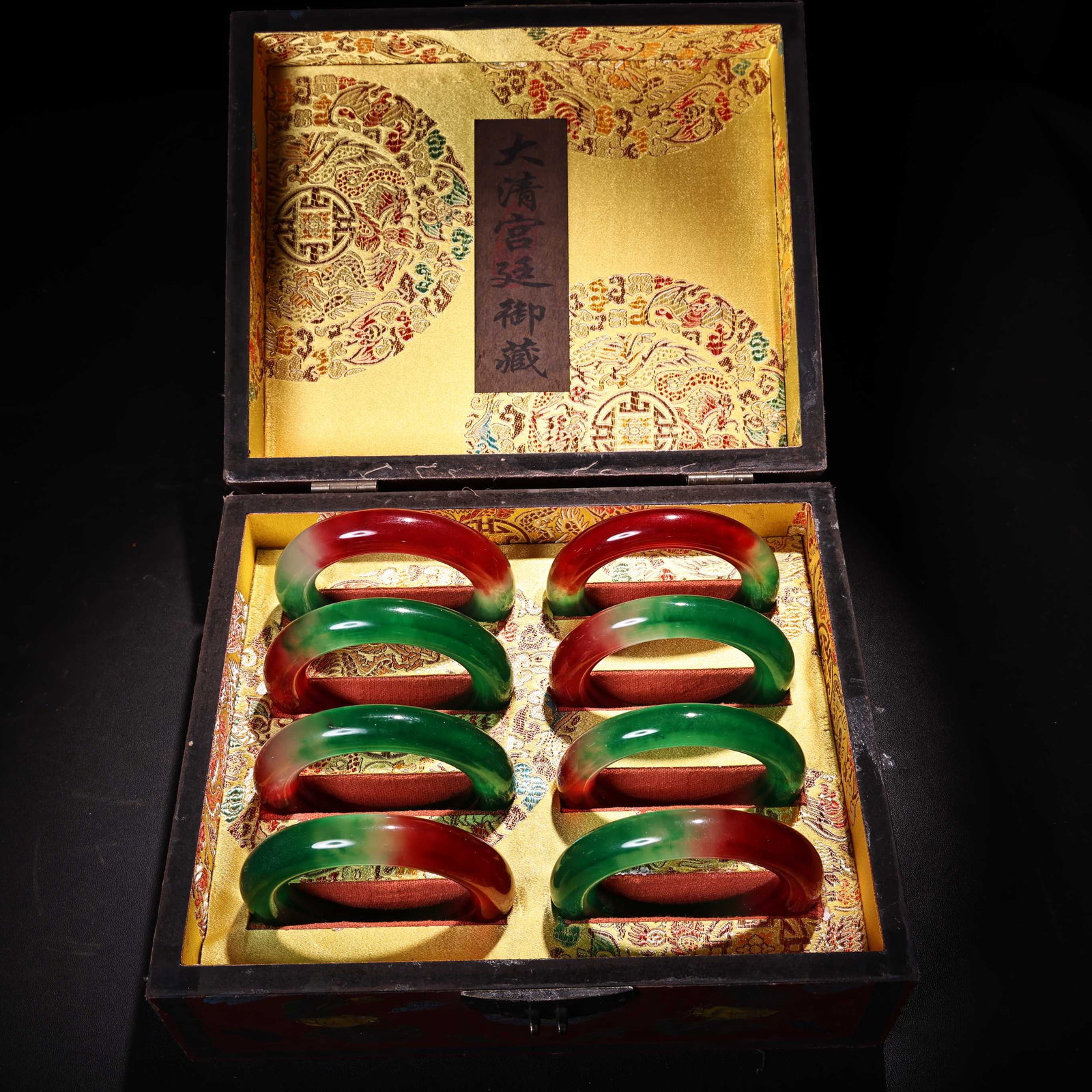A Set of Fine Jadeite Bracelets (1 of 11)