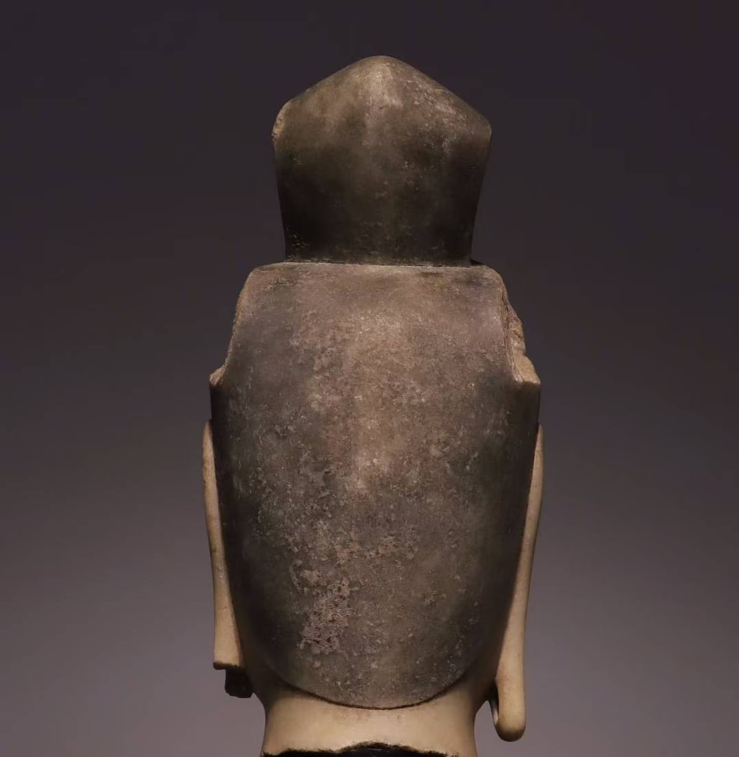 An Exquisite Marble Buddha head - 6