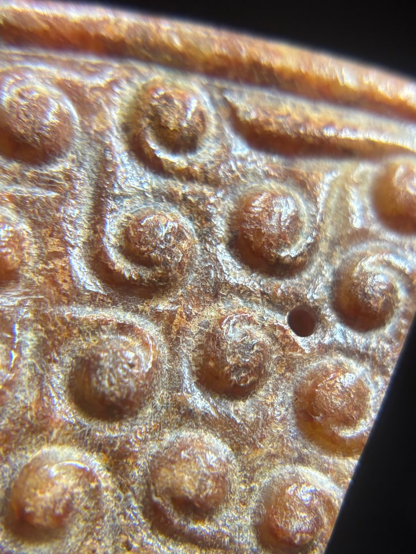 An Exquisite White Jade Ruyi Pattern Pendant - 6