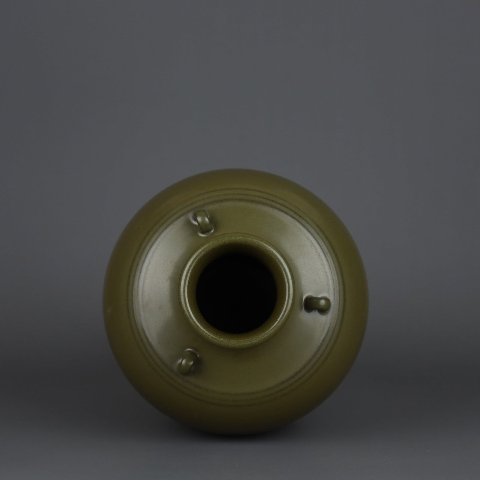 An Exquisite Teadust Glazed String Pattern Vase - 3