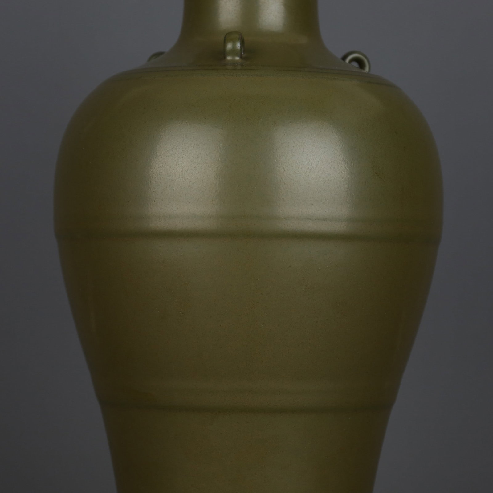 An Exquisite Teadust Glazed String Pattern Vase - 5