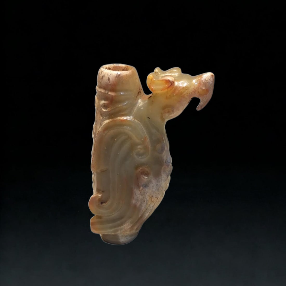 An Exquisite Hotan Jade Bird (1 of 6)