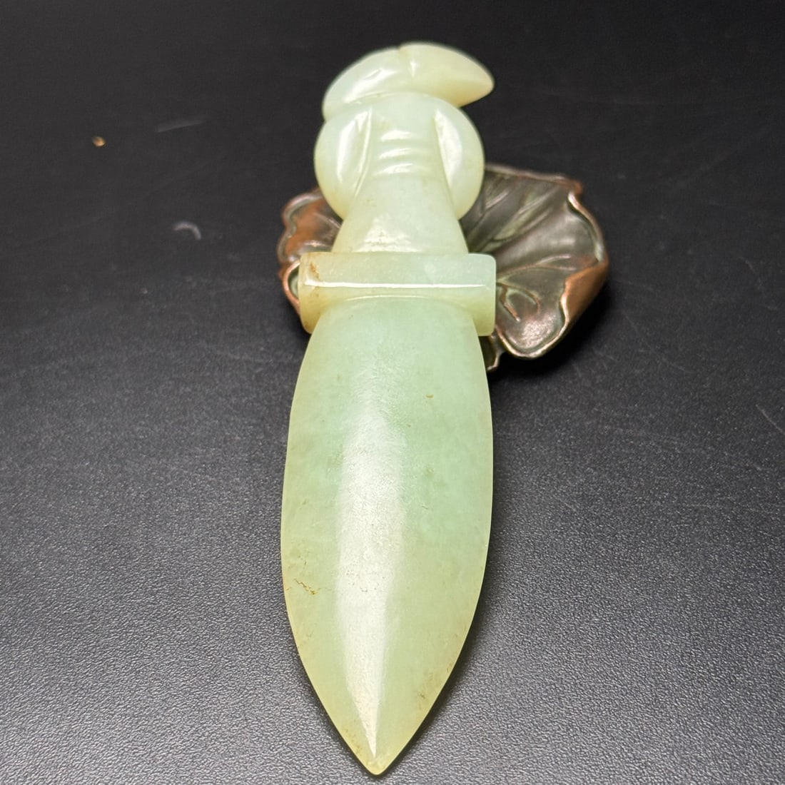 An Exquisite Hotan Jade Dagger - 6
