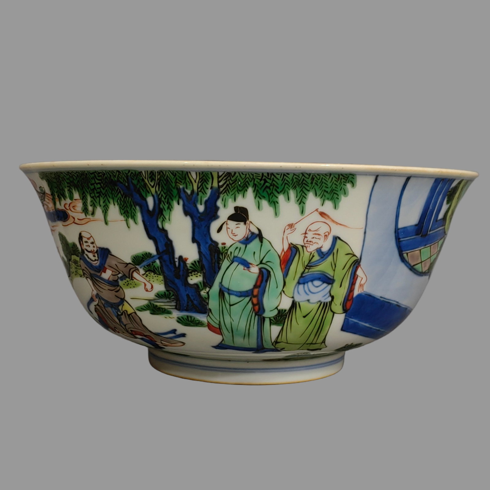 An Exquisite Doucai Figures Pattern Bowl - 3