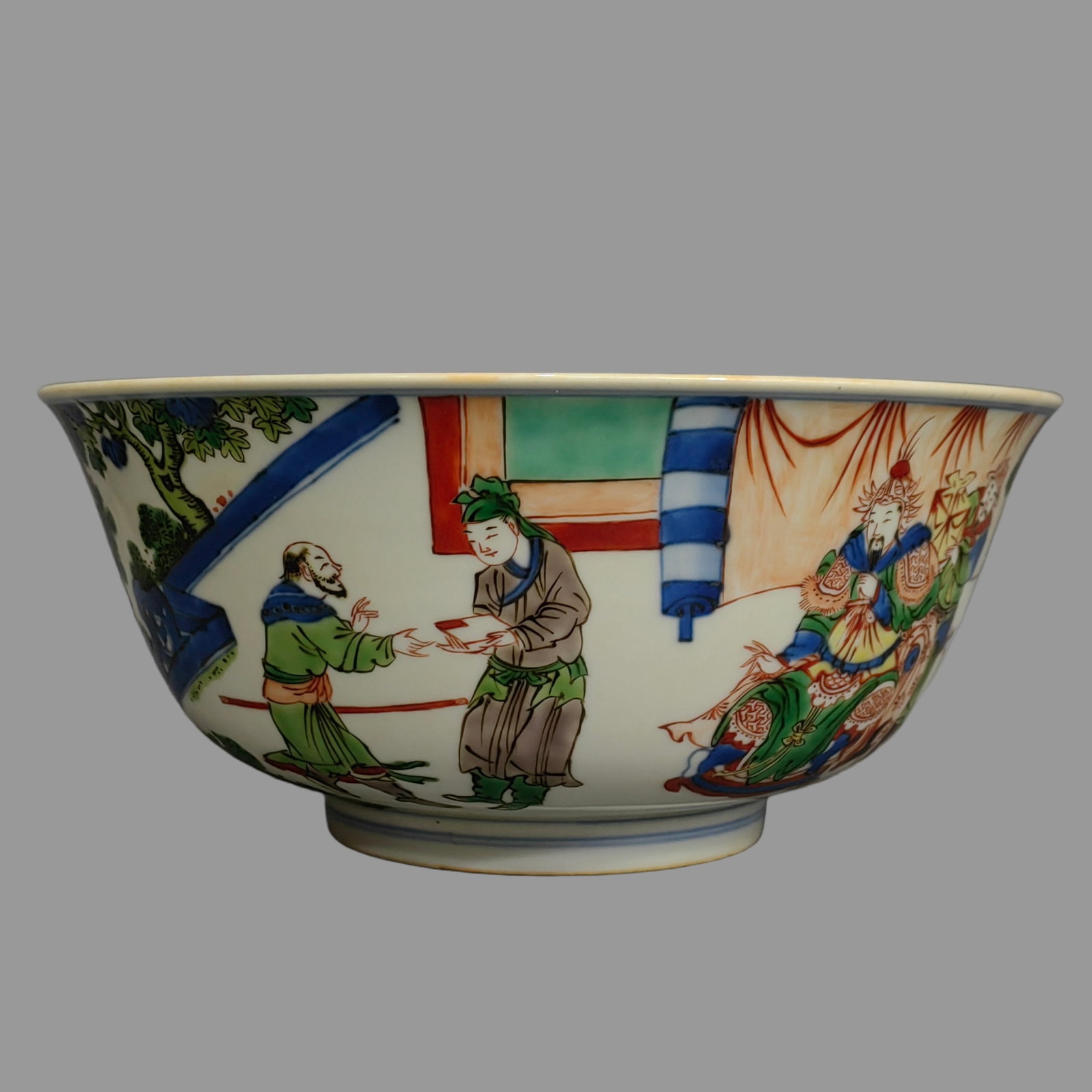 An Exquisite Doucai Figures Pattern Bowl - 5