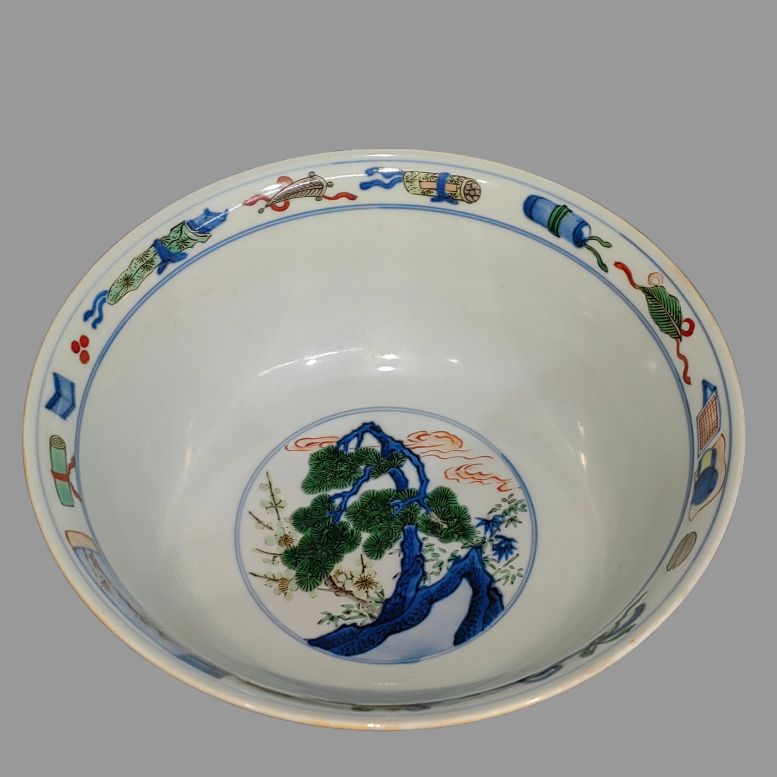 An Exquisite Doucai Figures Pattern Bowl - 6