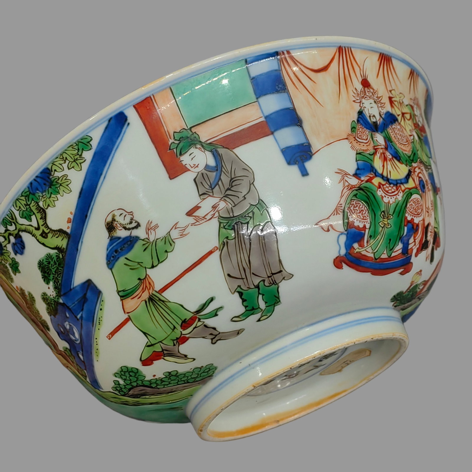 An Exquisite Doucai Figures Pattern Bowl - 8