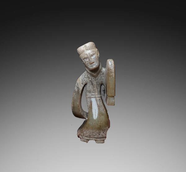 An Exquisite Hotan Jade Human Figure (1 of 5)
