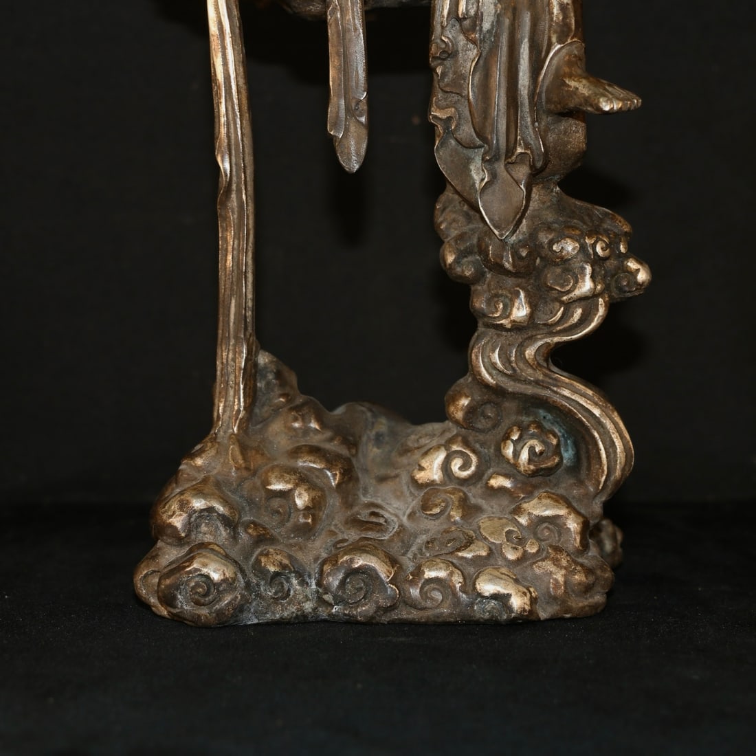 An Exquisite Silver-Gilt Copper Figures Ornament - 5