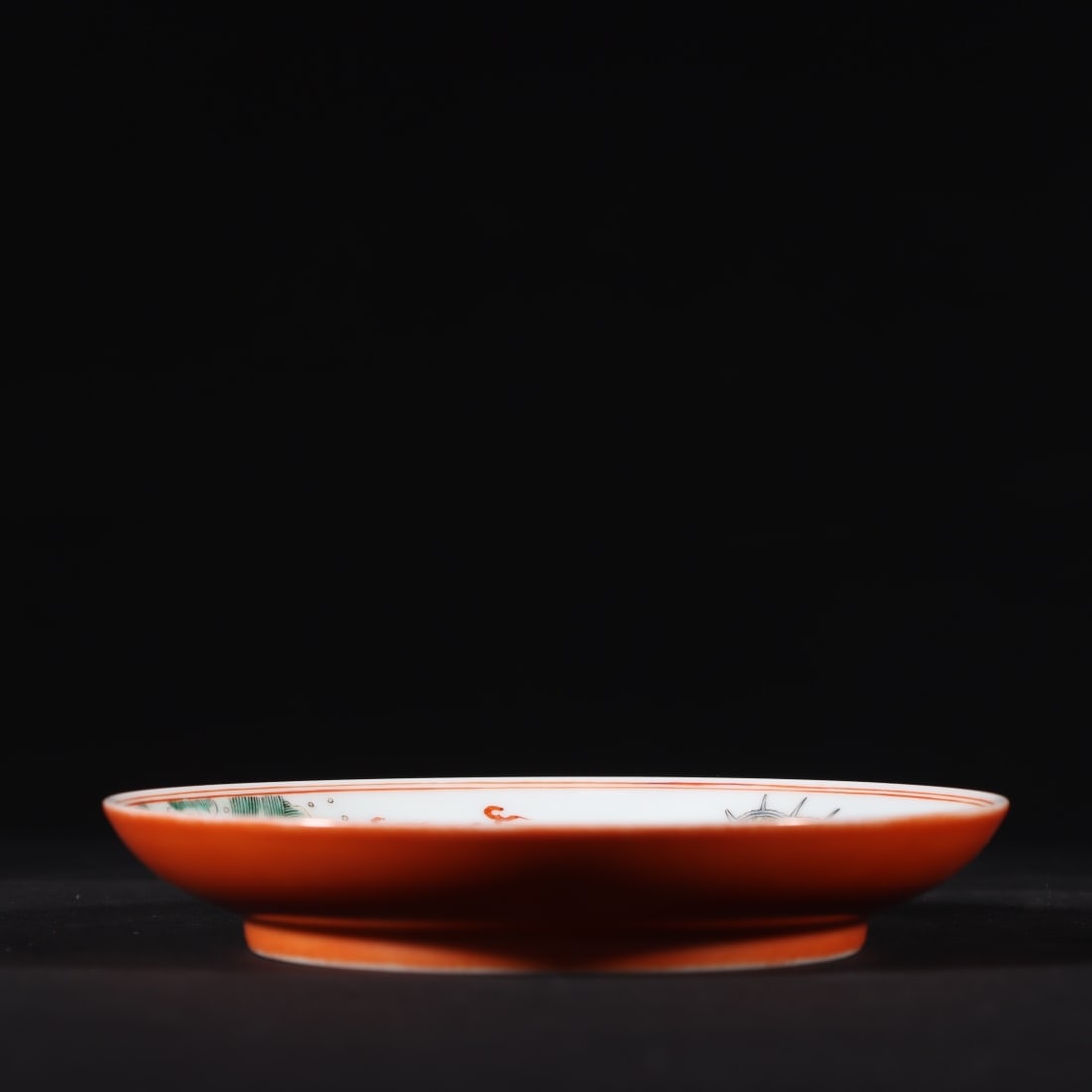 An Exquisite Wucai Dragon Pattern Plate - 8