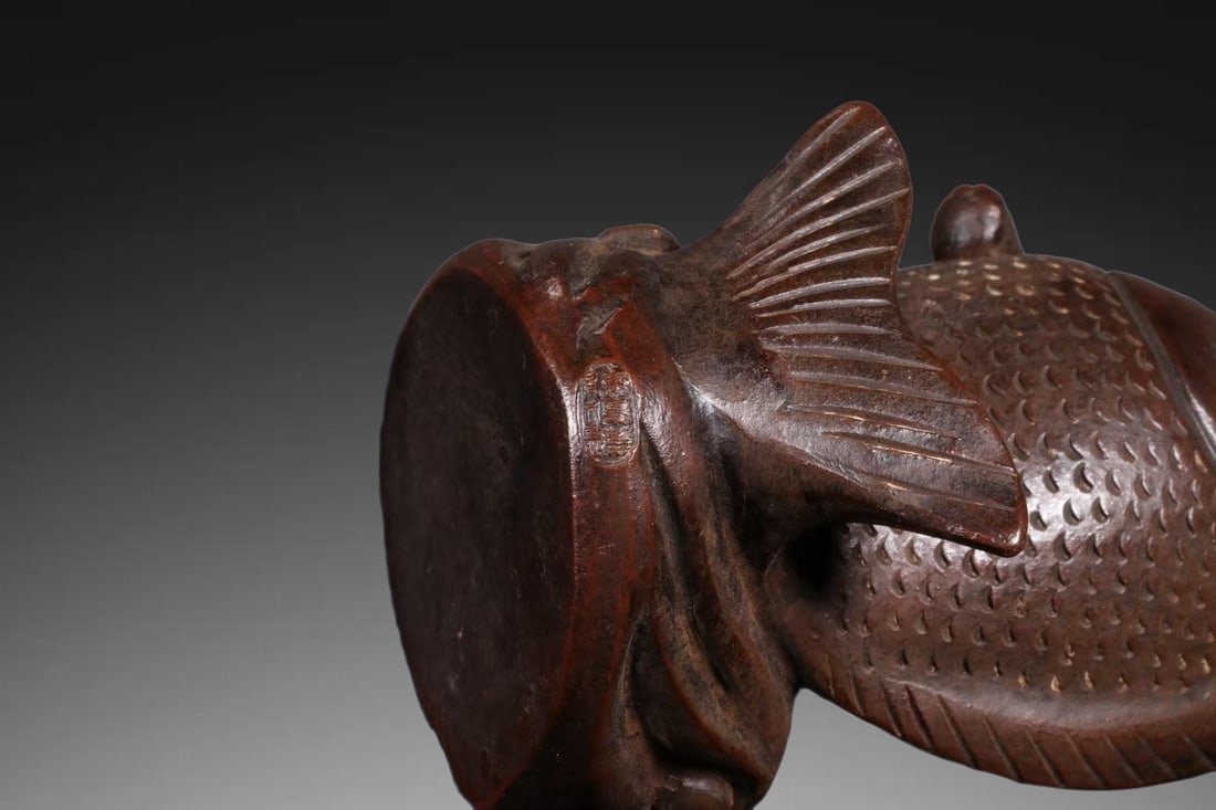 An Exquisite Purple Sands Fish Vase - 8
